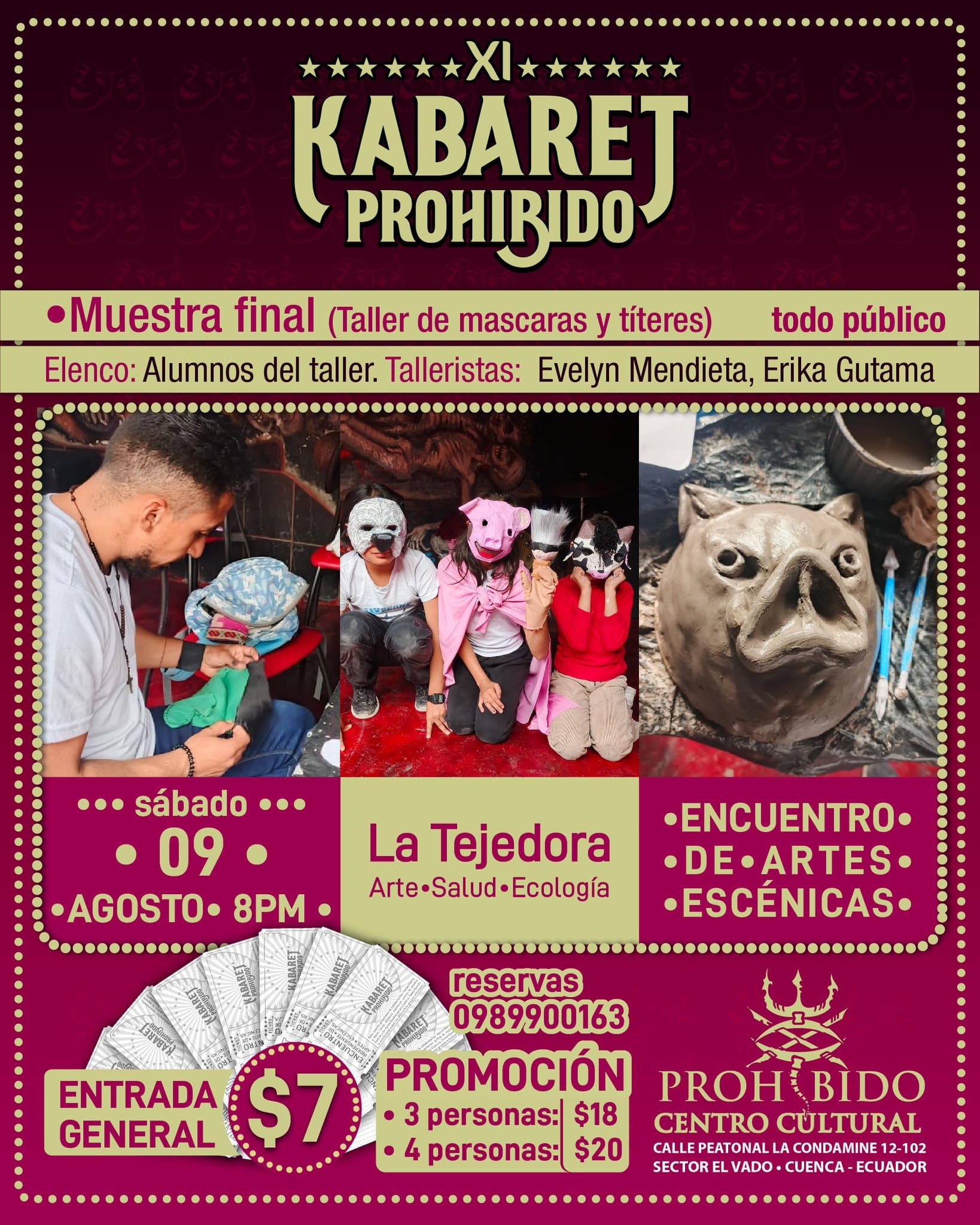 Muestra Final: Máscaras y títeres