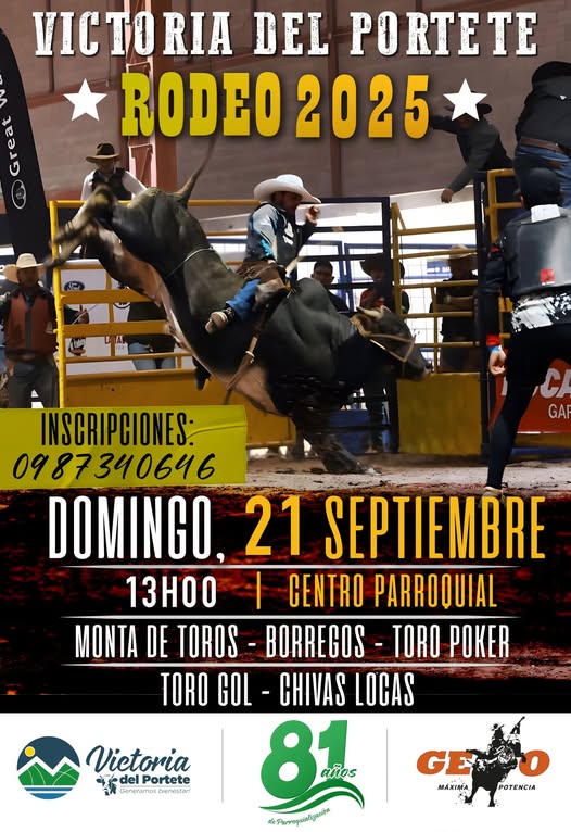 Rodeo en Victoria del Portete