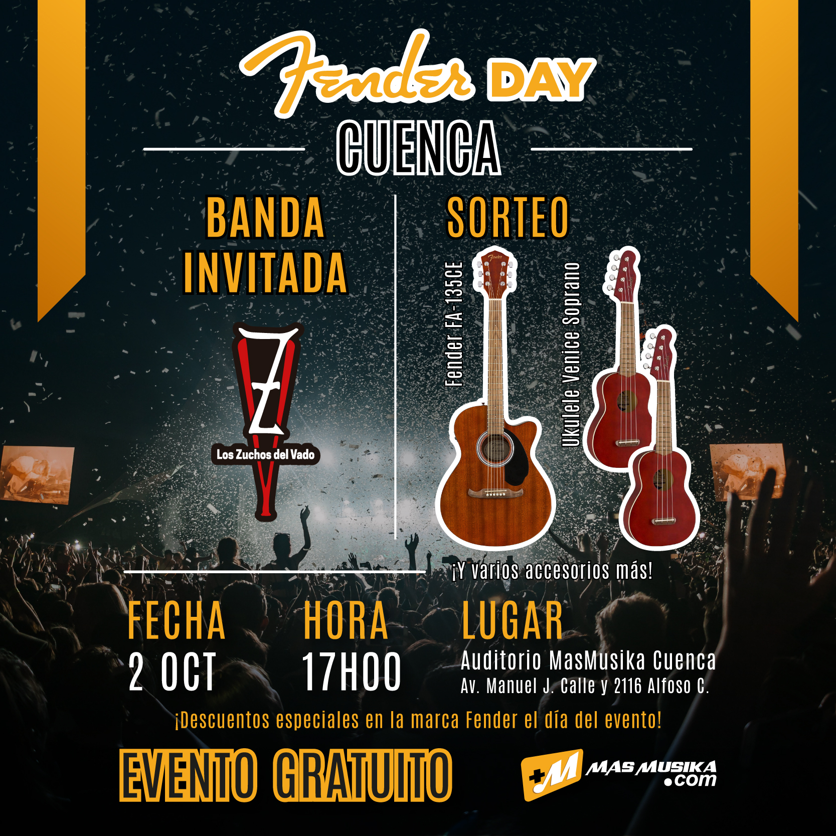 Concierto & exhibición productos musicales