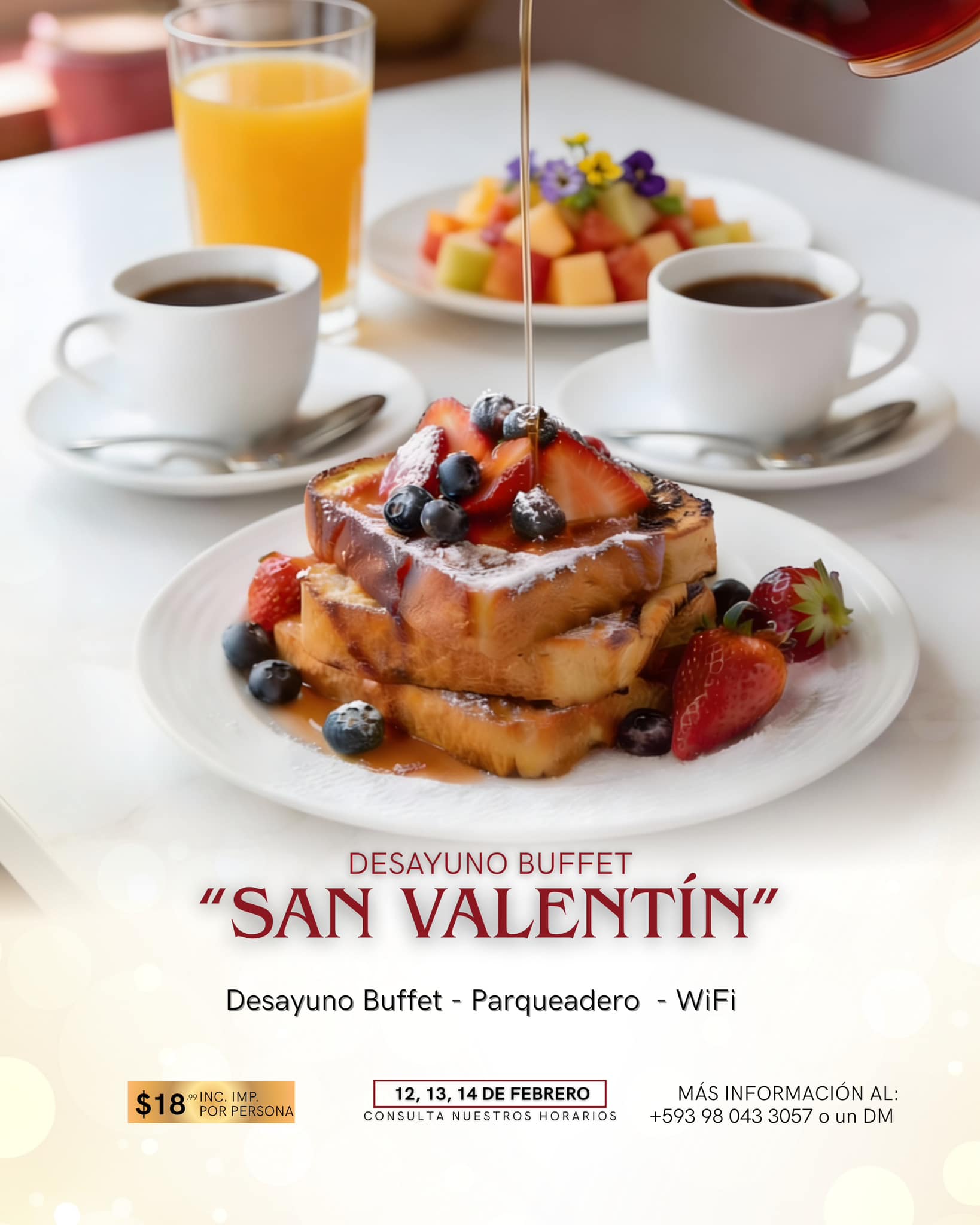 Desayuno: San Valentín