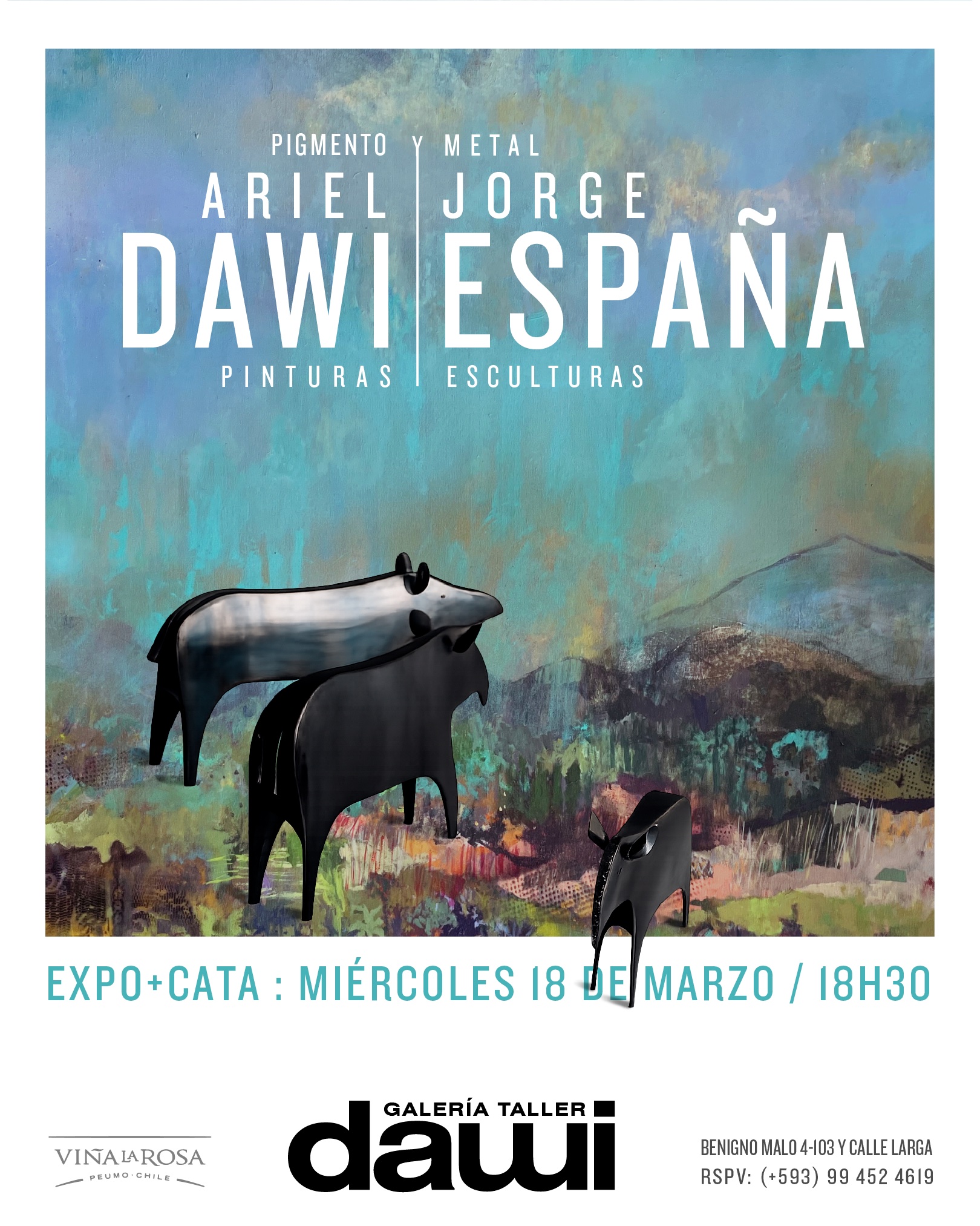 Exposición: Pigmento y Metal